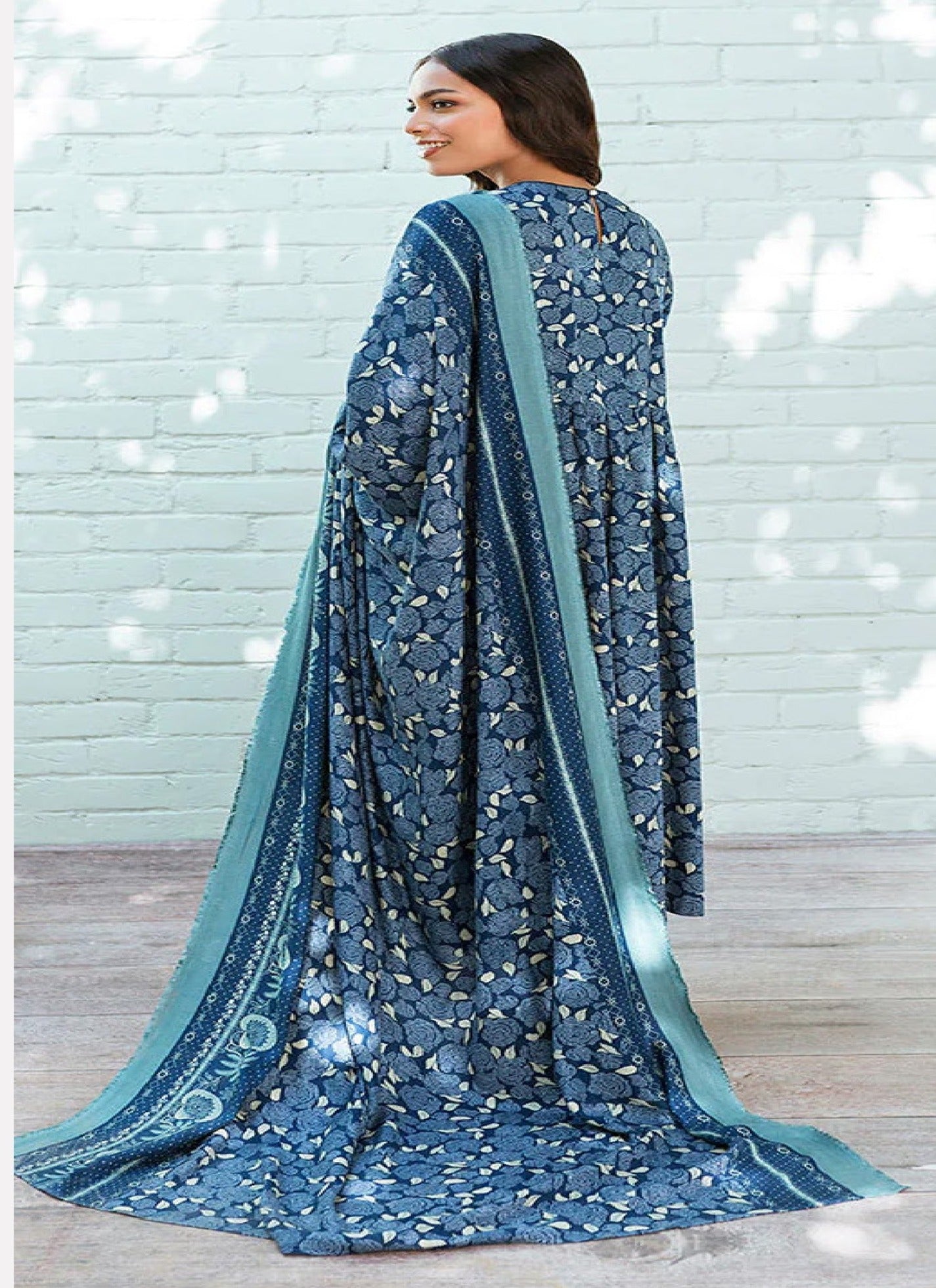 Nishat 3 Piece Lawn Suit (Unstiched)