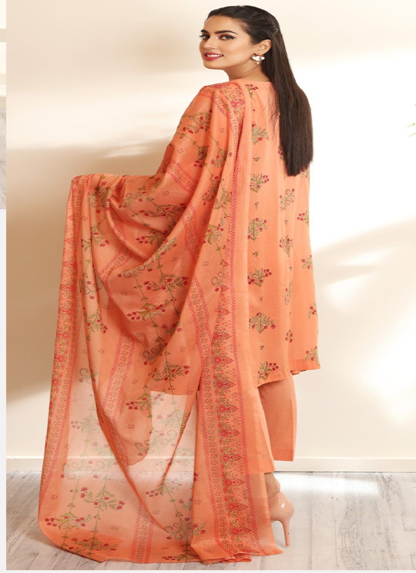 Nishat 3 Piece Lawn Suit (Unstiched)