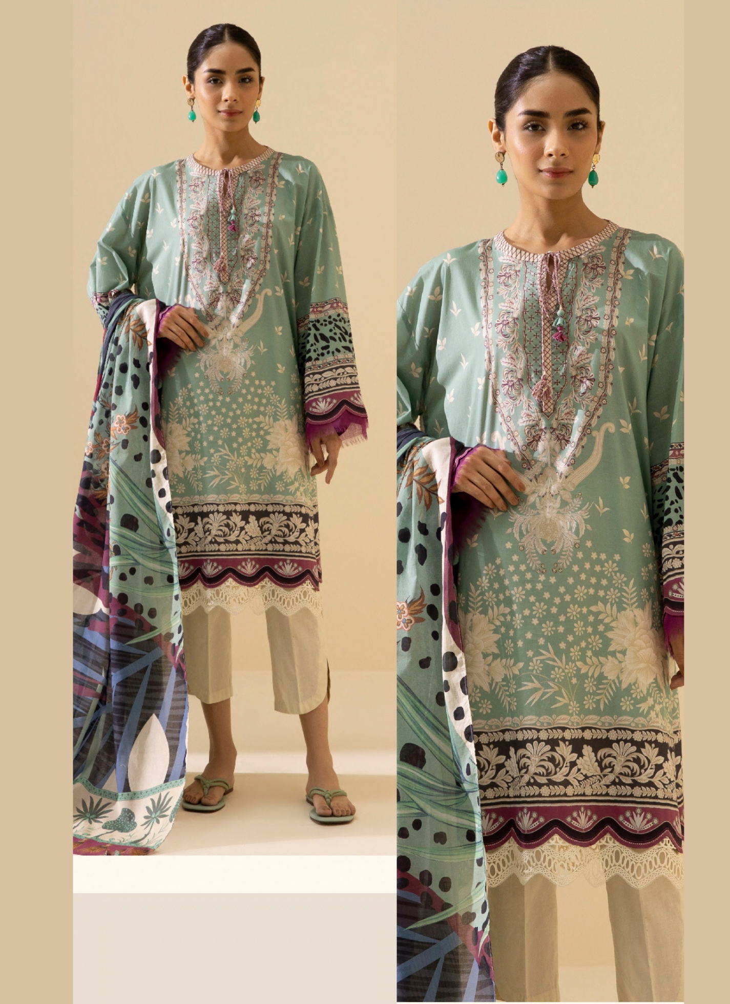 3 Piece Lawn Suit-Printed(Unstiched)