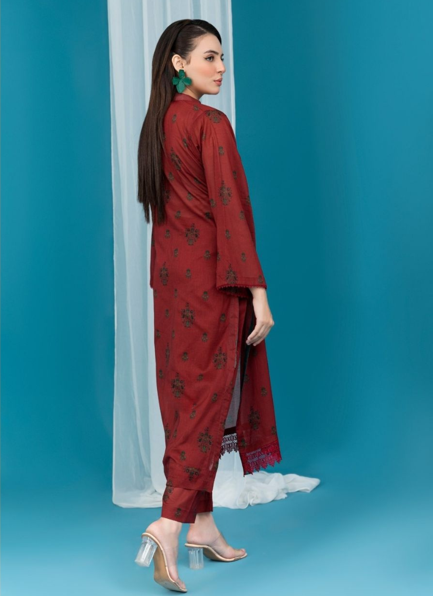 Elegant 2 Piece Unstitched Suit