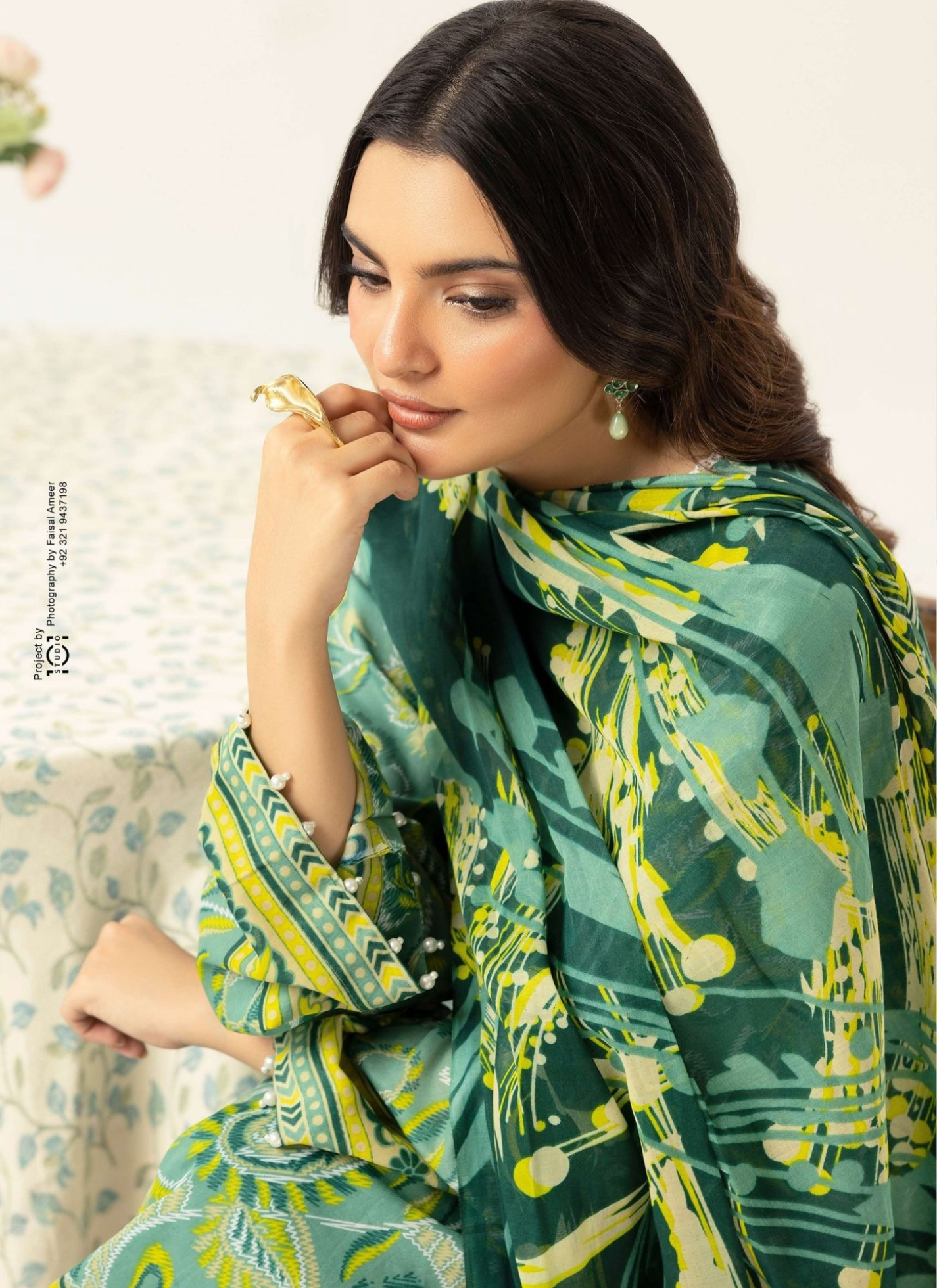 Haya By Legends 3p Lawn Suit (Unstiched)