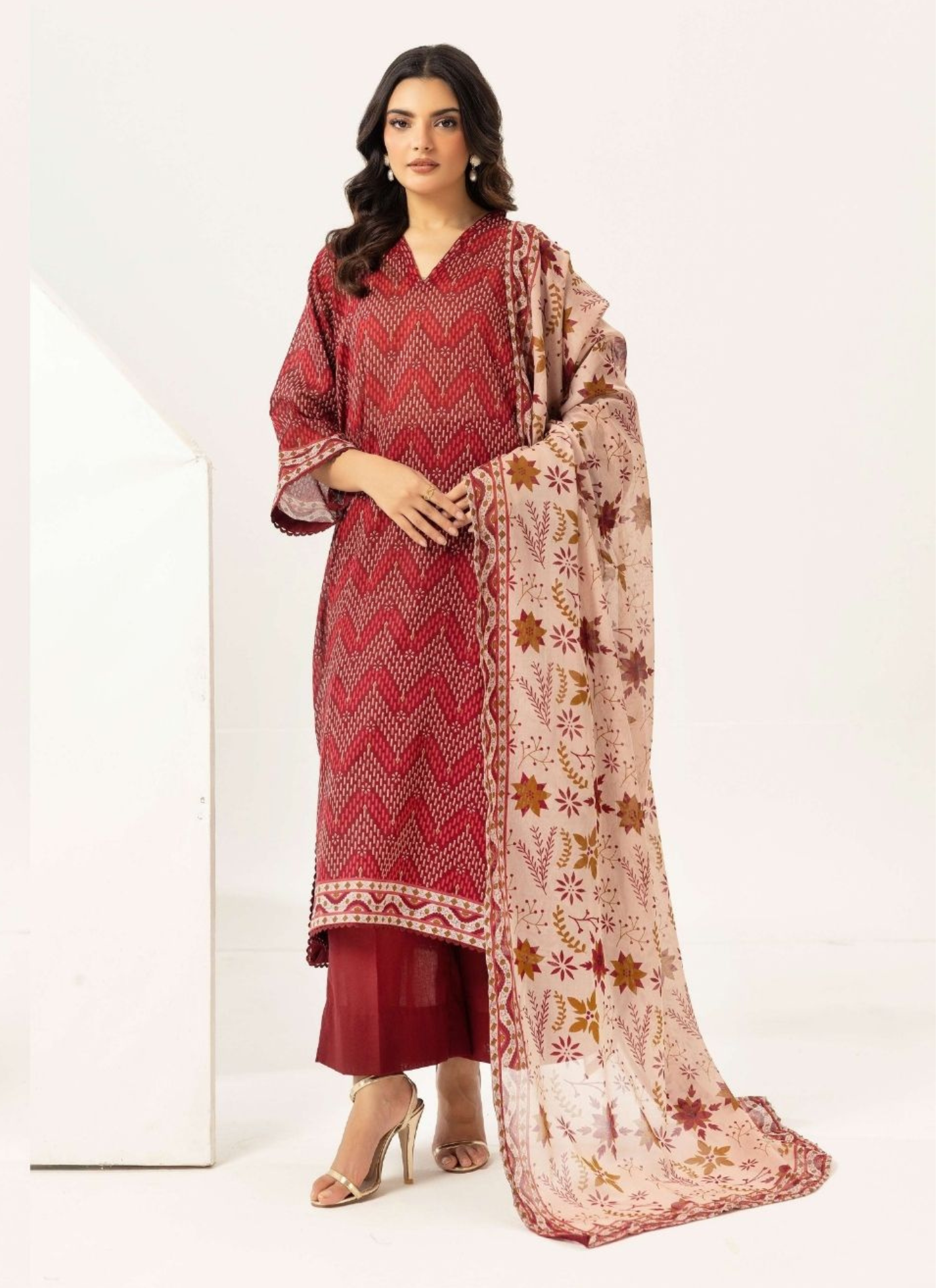 Haya By Legends 3p Lawn Suit (Unstiched)