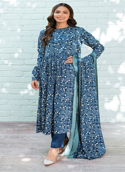 Nishat 3 Piece Lawn Suit (Unstiched)