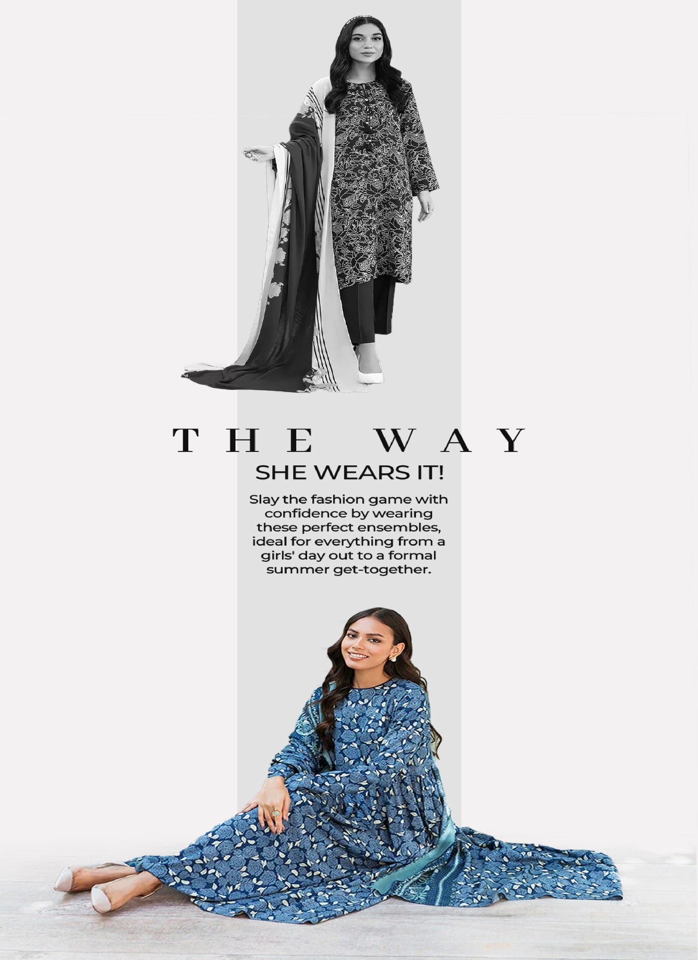 Nishat 3 Piece Lawn Suit (Unstiched)