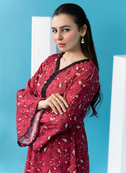 Elegant 2 Piece Unstitched Suit
