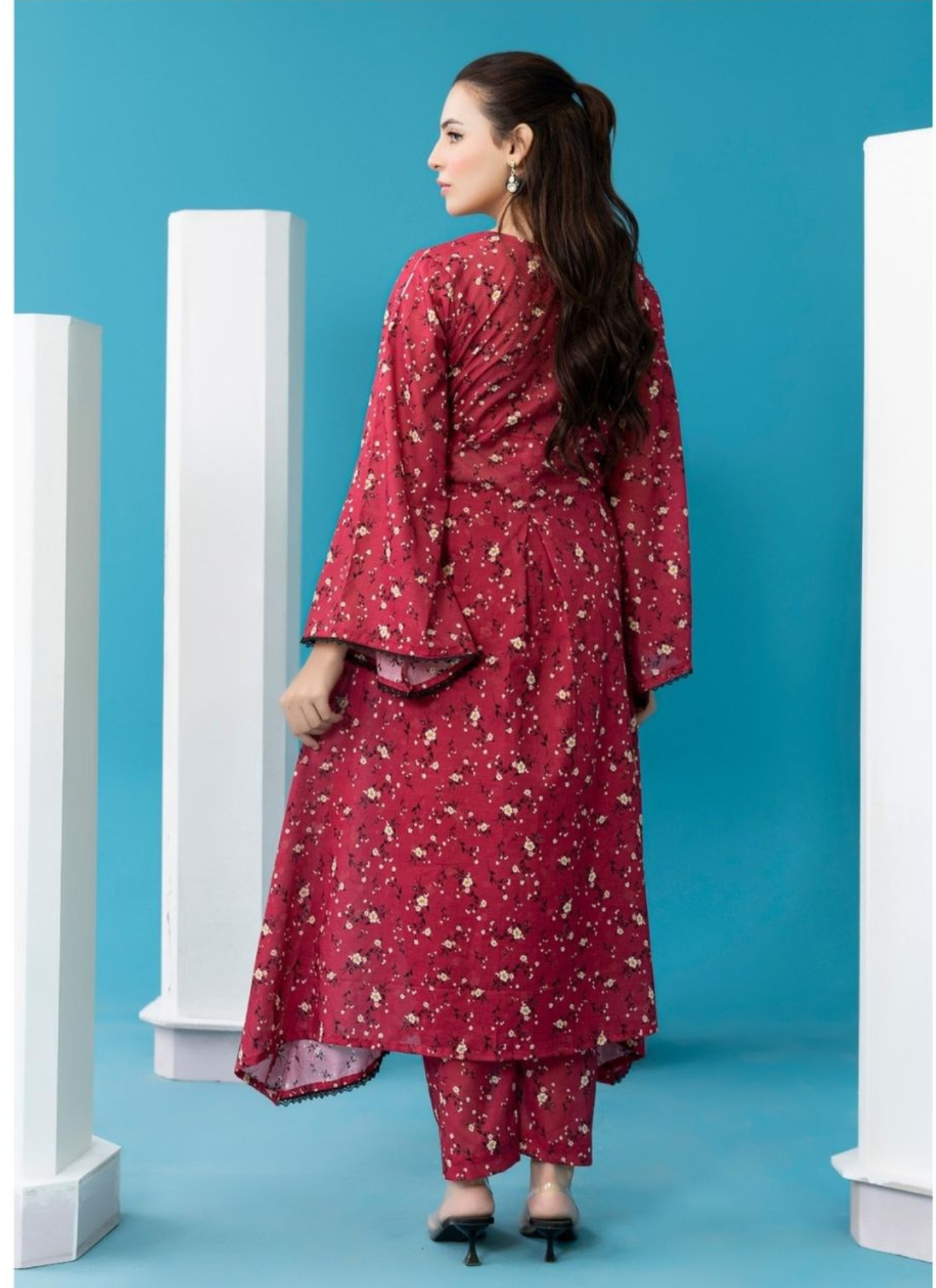 Elegant 2 Piece Unstitched Suit