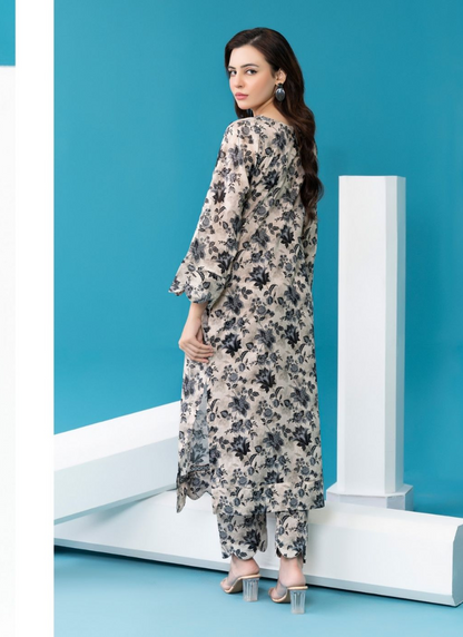 Elegant 2 Piece Unstitched Suit