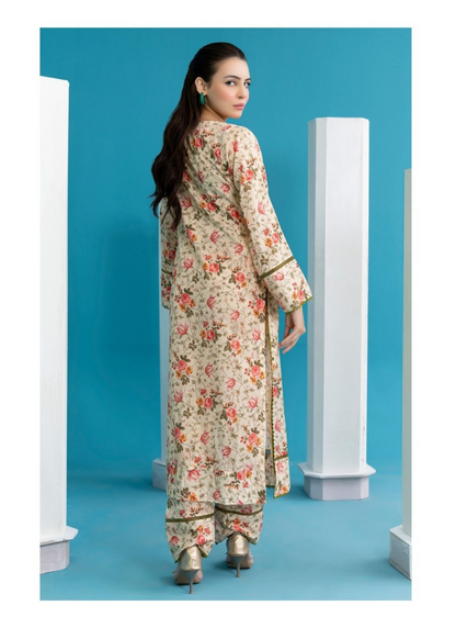 Elegant 2 Piece Unstitched Suit