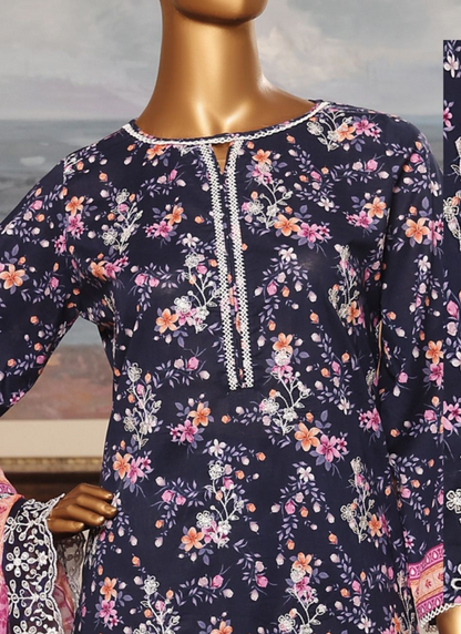 Riwayat Premium 3P Lawn Suit Embroidered