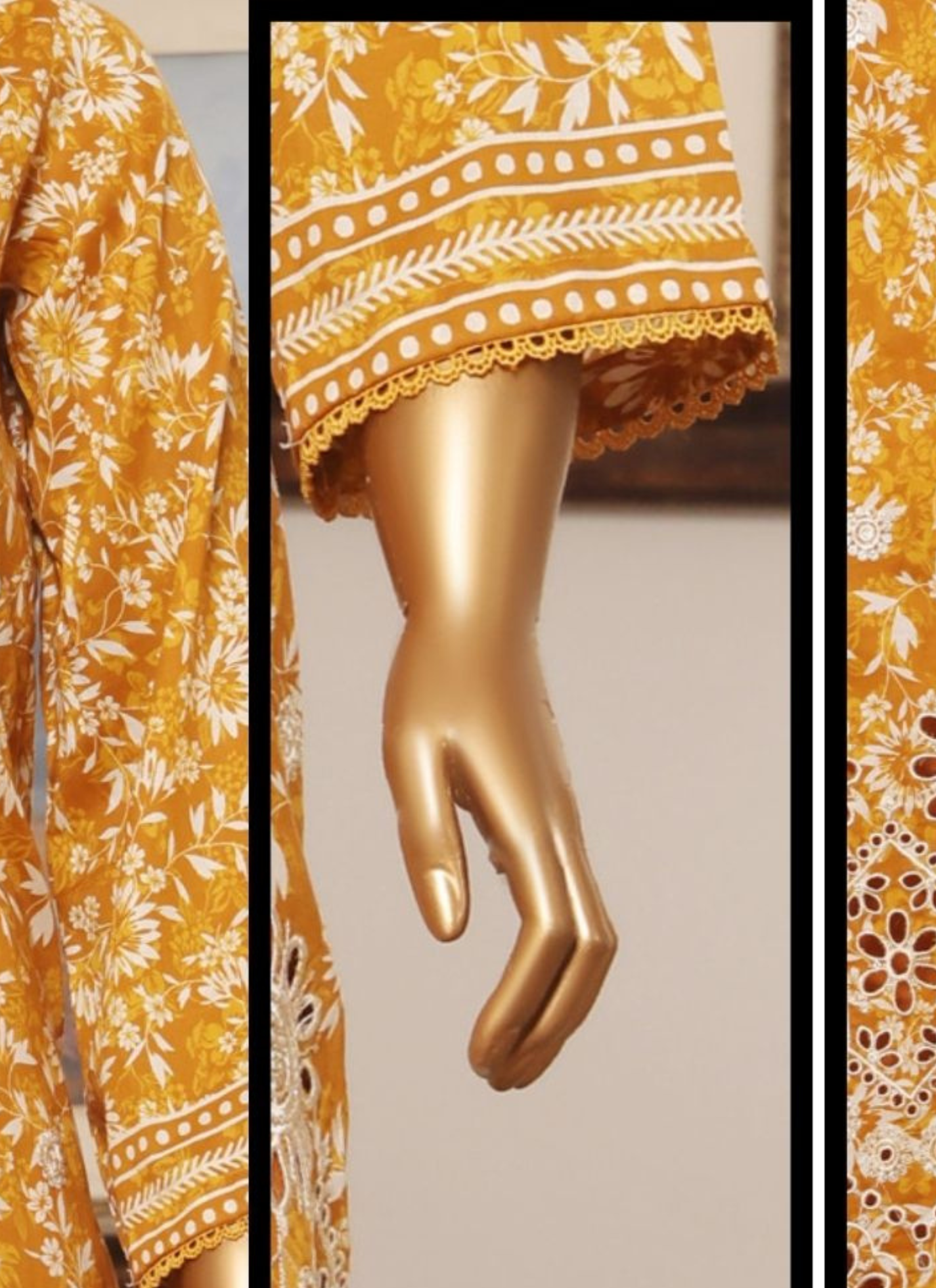 Riwayat Premium 3P Lawn Suit Embroidered
