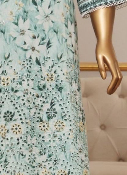 Riwayat Premium 3P Lawn Suit  Embroidered