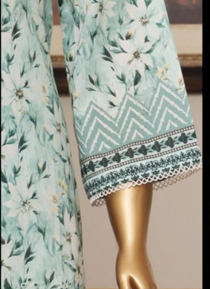 Riwayat Premium 3P Lawn Suit  Embroidered