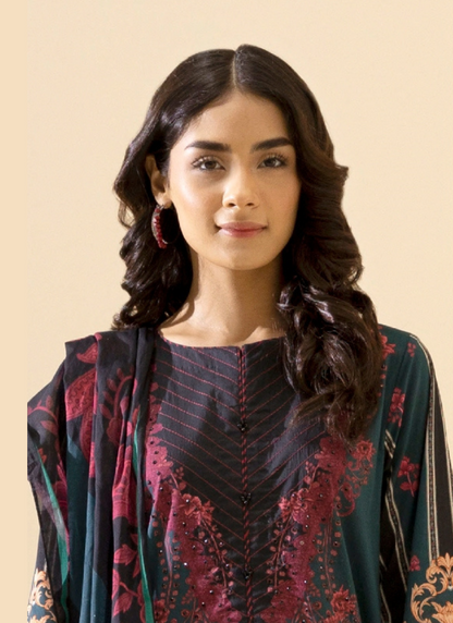 3 Piece Lawn Suit-Printed(Unstiched)