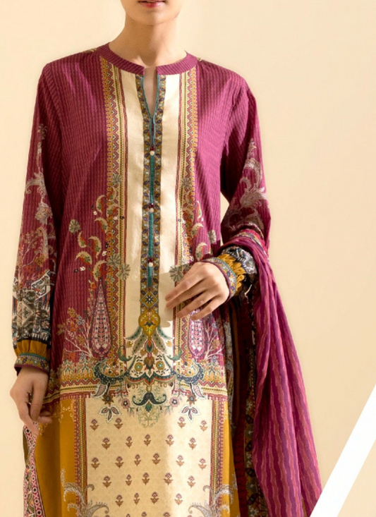 3 Piece Lawn Suit-Printed(Unstiched)