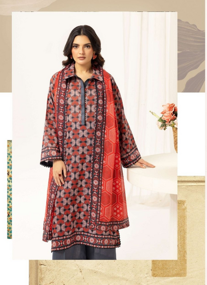 Haya By Legends 3p Lawn Suit (Unstiched)