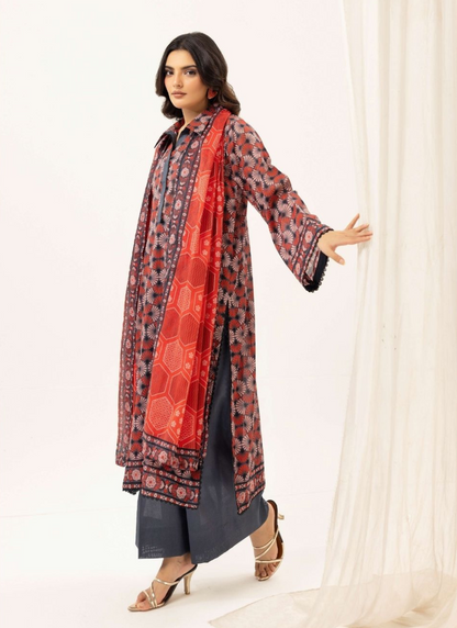 Haya By Legends 3p Lawn Suit (Unstiched)