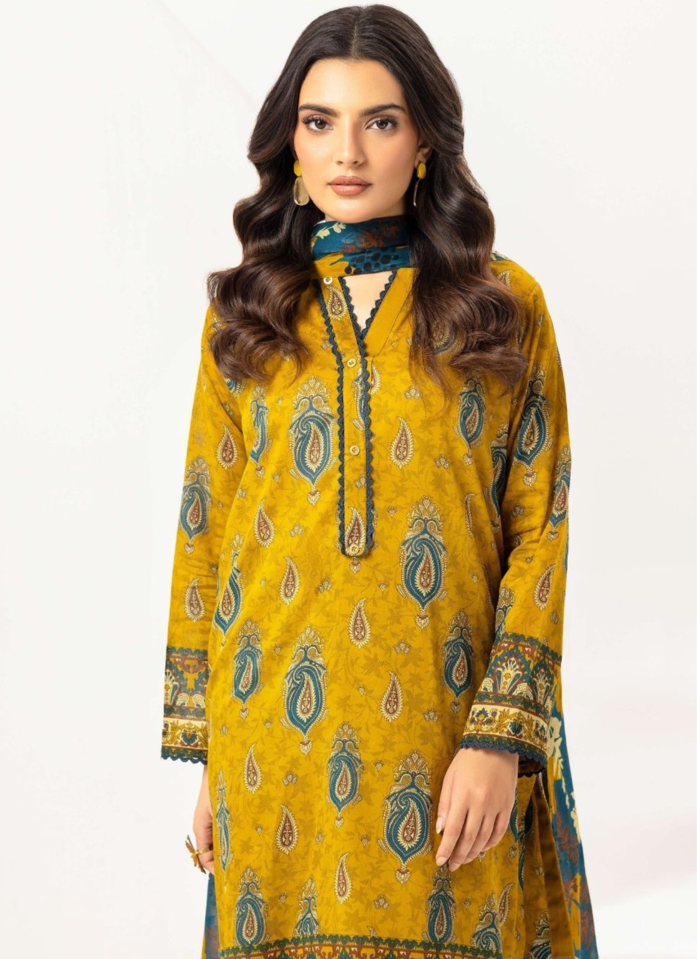 Haya By Legends 3p Lawn Suit (Unstiched)