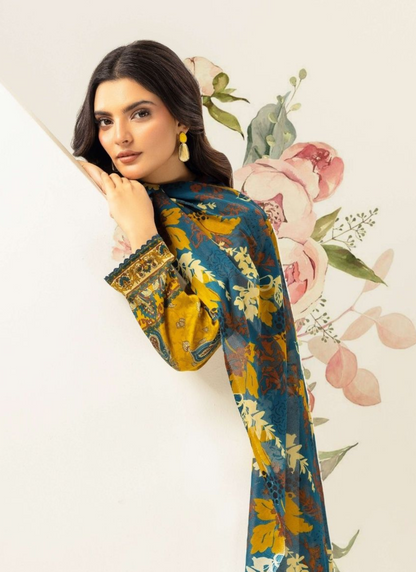 Haya By Legends 3p Lawn Suit (Unstiched)