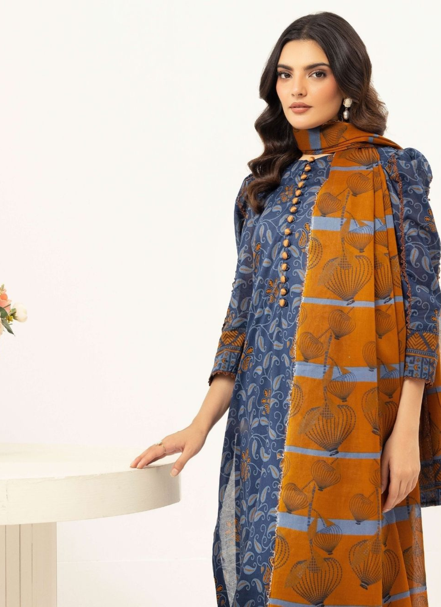 Haya By Legends 3p Lawn Suit (Unstiched)