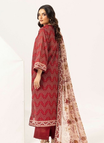 Haya By Legends 3p Lawn Suit (Unstiched)